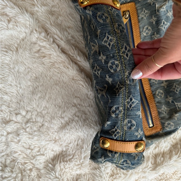 Louis Vuitton | Blue Monogram Denim Baggy GM | Vintage Rare - Picture 3 of 12